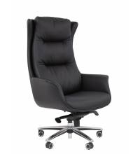 Кресло руководителя Chairman CH523 экокожа, черный
