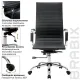Кресло руководителя Energy EX-509, экокожа, хром, черное. Фото товара с разных ракурсов.
