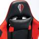 Игровое кресло  "Hunter GM-130", две подушки, экокожа, черное/красное, 532797. Фото товара с разных ракурсов.