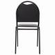 Стул для посетителей РС00Л, черный каркас, кожзам черный. Фото товара с разных ракурсов.