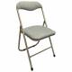 Стул складной для дома и офиса РС04, бежевый перламутровый каркас, рогожка бежевая главное фото в маленьком размере