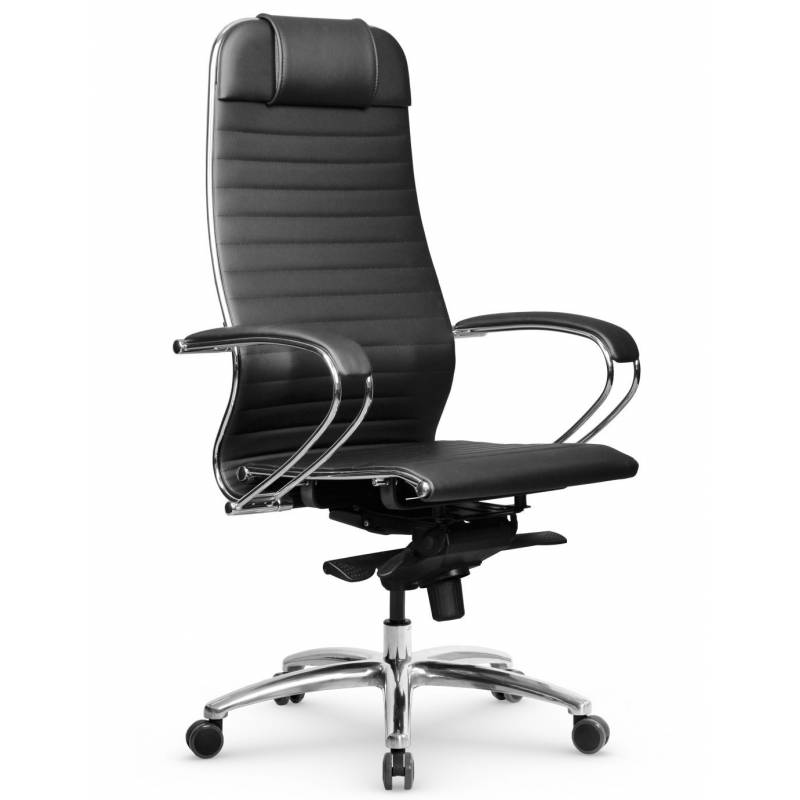 Кресло Samurai K-1.04 черная кожа главное фото