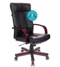 Кресло руководителя Бюрократ KB-10/WALNUT черный искусственная кожа крестовина металл