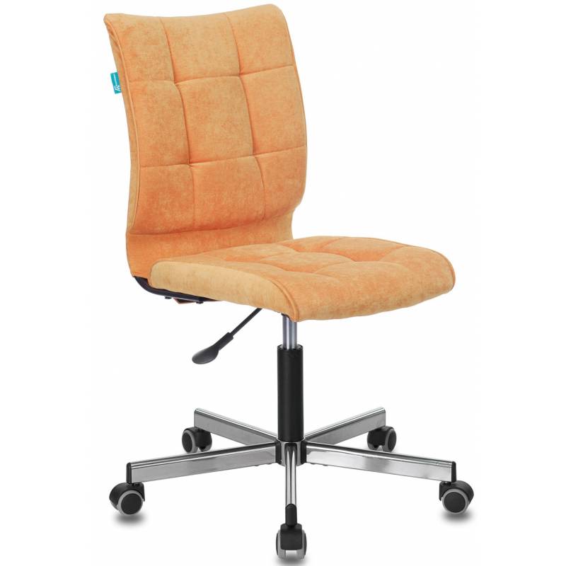 Кресло Бюрократ CH-330M/VELV72 оранжевый Velvet 72 крестовина металл главное фото