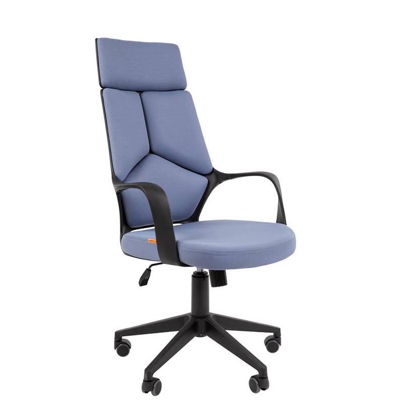 Кресло руководителя Chairman 525 голубая ткань главное фото