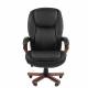 Кресло руководителя Сhairman 408, мультиблок, кожа+PU, черное. Фото товара с разных ракурсов.