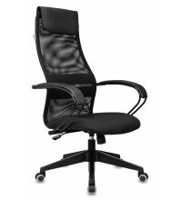 Кресло руководителя Бюрократ CH-607 черный TW-01 сетка/ткань с подголов. крестов. пластик