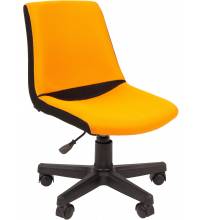 Кресло chairman 115 Kids (Текстиль черно-оранжевый)