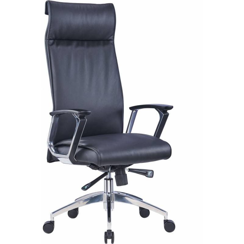 Кресло руководителя Cactus CS-LBK-BARSELONA кожа крестов. алюминий главное фото