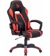 Кресло игровое A4Tech Bloody GC-250 черный/красный эко.кожа/ткань крестов.