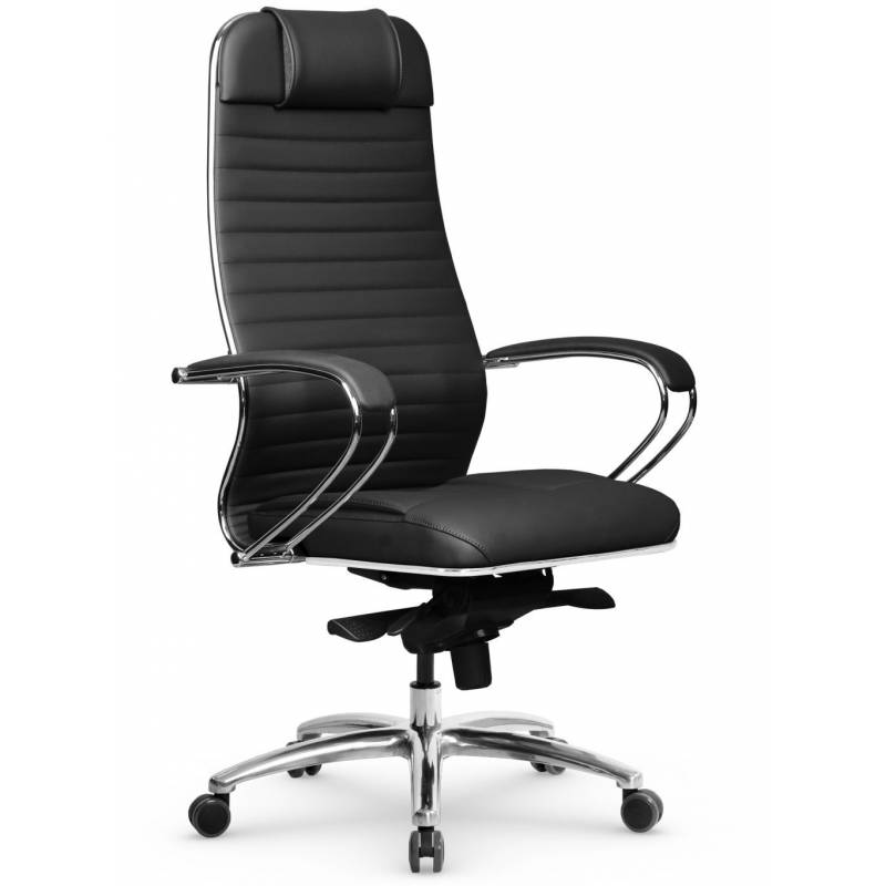 Кресло Samurai KL-1.04 черная кожа главное фото