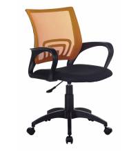 Кресло Бюрократ CH-695NLT оранжевый TW-38-3 сиденье черный TW-11 сетка/ткань крестовина пластик