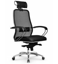 Кресло Samurai SL-2.04 (черная кожа)