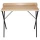 Стол на металлокаркасе BRABIX LOFT CD-008 (ш900*г500*в780мм), цвет дуб натуральный, 641865. Фото товара с разных ракурсов.