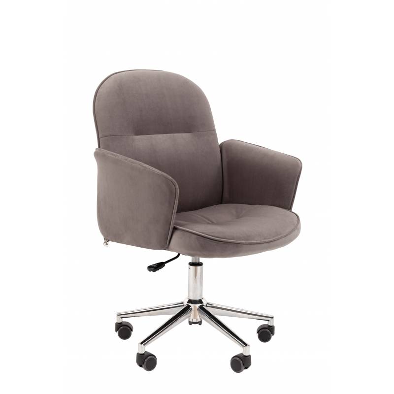 Кресло Chairman Home 130 Россия ткань Т-55 серый главное фото