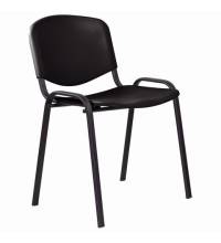 Стул STAFF "Iso Plast CF-009", черный каркас, пластик черный