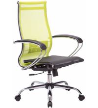 Эргономичное кресло руководителя Метта Комплект 9 лайм