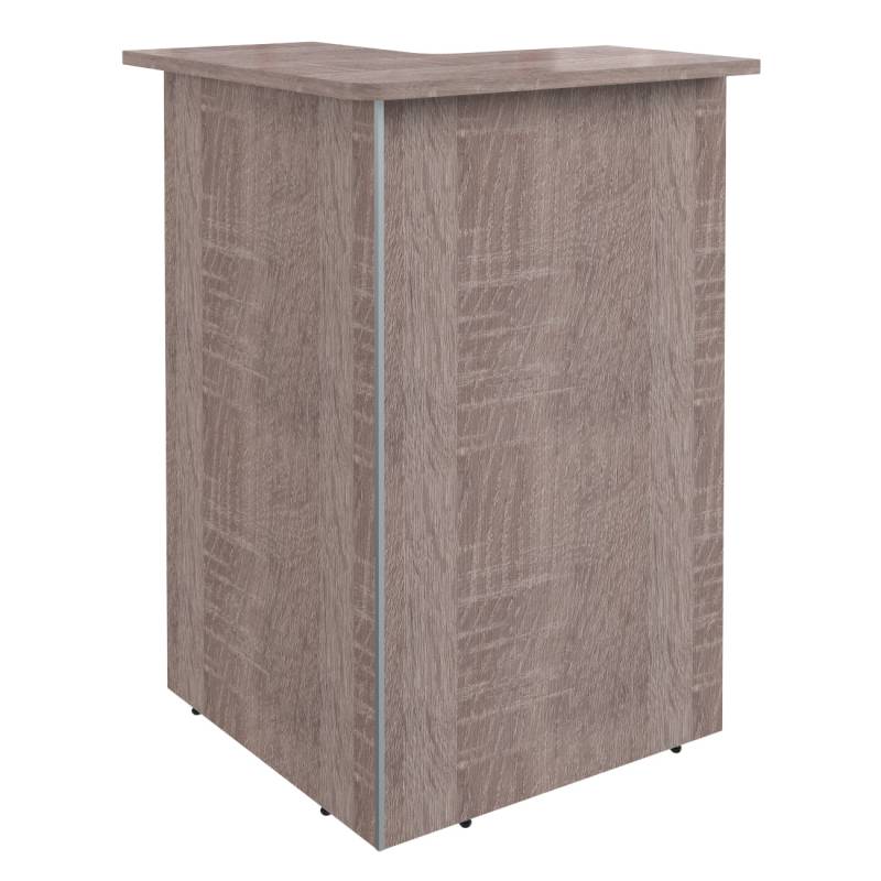 Стойка рецепция угловая DMC 88(L) Дуб Сонома 800х800х1200  главное фото