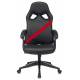 Кресло игровое Zombie DRIVER черный/красный искусственная кожа с подголов. крестовина пластик. Фото товара с разных ракурсов.