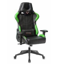 Кресло игровое геймерское Бюрократ VIKING 5 AERO LGREEN черный/салатовый искусственная кожа