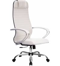 Эргономичное кресло руководителя Метта комплект 6 белый лебедь