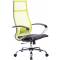 Кресло руководителя МЕТТА Комплект 7 хром салатовое (сетка) главное фото в маленьком размере