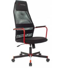 Кресло игровое Zombie One черный TW-01 3C11 сетка/ткань с подголов. крестов. металл