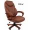 Кресло руководителя СHAIRMAN 406 коричневое экопремиум (дерево) главное фото в маленьком размере