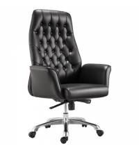 Кресло руководителя PREMIUM Legacy EX-750, синхромеханизм, алюминий, экокожа, черное