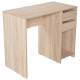 Стол письменный/компьютерный  "Scandi CD-017", 900х450х750 мм, 2 ящика, дуб сонома, 641895, ЦБ013706-2. Фото товара с разных ракурсов.