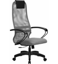 Кресло руководителя Метта SU-BP-8 PL светло-серое