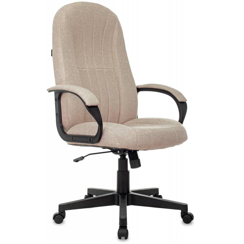 Кресло руководителя Бюрократ T-898 бежевый 38-402 крестов. пластик главное фото