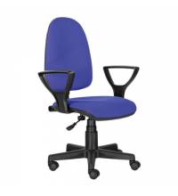 Кресло  "Prestige Ergo MG-311", регулируемая эргономичная спинка, ткань, черно-синее, 531876