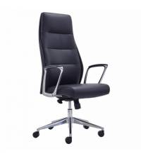 Кресло  PREMIUM Adept EX-752, синхромеханизм, алюминий, экокожа, черное, 532930