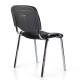 Стул STAFF "Iso Lite CF-008", хром, ткань черная (С-11). Фото товара с разных ракурсов.