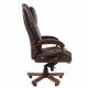 Кресло руководителя Сhairman 408, мультиблок, кожа+PU, коричневое. Фото товара с разных ракурсов.