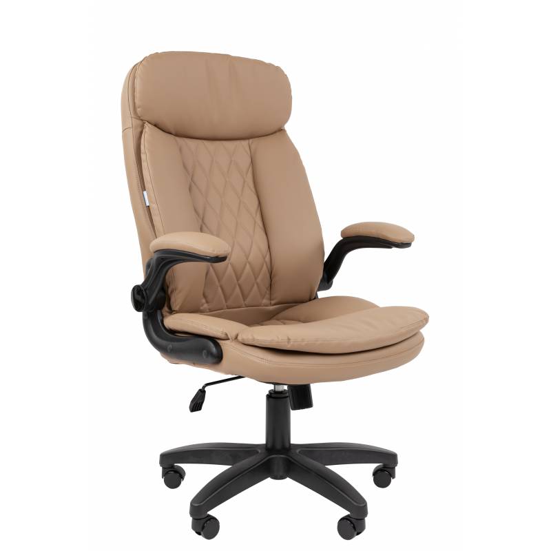 Кресло руководителя Chairman 533 Россия экокожа бежевый главное фото