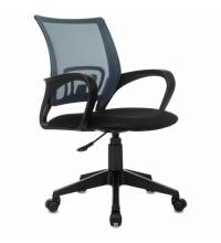 Кресло  "Fly MG-396", с подлокотниками, сетка, серое/черное, 532085