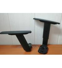 Пара подлокотников регулируемых 2D PP c твердой накладкой