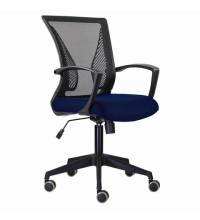 Кресло  "Wings MG-309", пластик черный, сетка, черное/синее, 532013