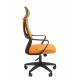 Кресло руководителя Chairman CH636 черный пластик, оранжевый. Фото товара с разных ракурсов.