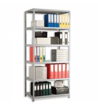 Стеллаж металлический ПРАКТИК "MS", 2000х1000х300 мм, 6 полок, MS200/100х30/6